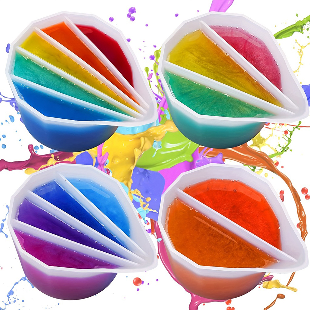 2/3/4/5 Grids Silicone Split C - огляд і ціна Mixing Cup Silicone
