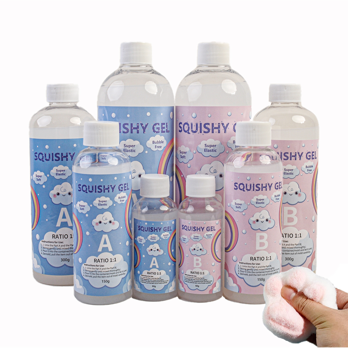 Squishy Gel Soft Liquid Resin  - огляд і ціна Resin Pigment Set