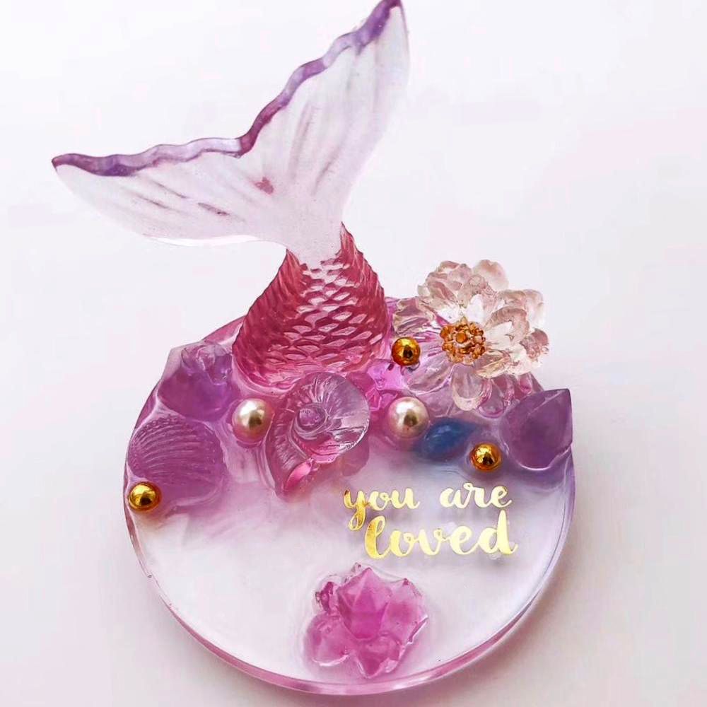Handmade Pendant Agate Fluid A - огляд і ціна Coaster Mold Round