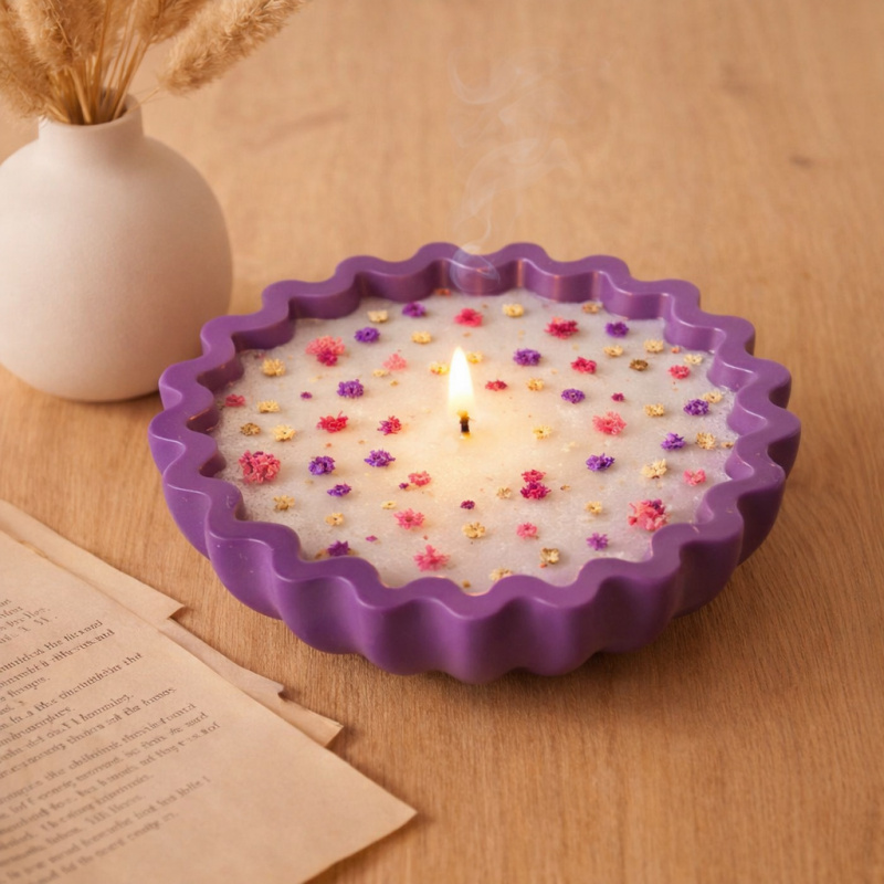 1 Epoxy plaster origami wave e - огляд і ціна Coaster Mold Round
