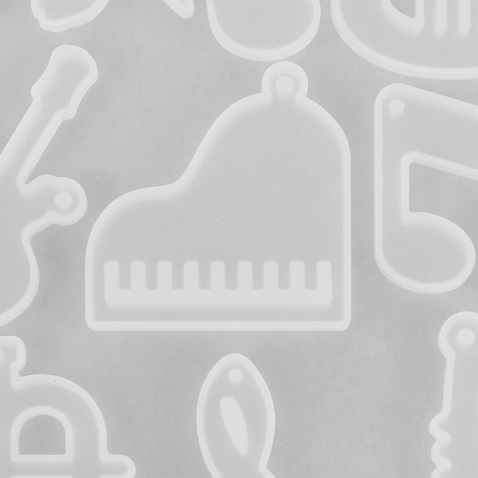 3Pcs Music Themed Silicone Mol - огляд і ціна Resin Craft Workshop