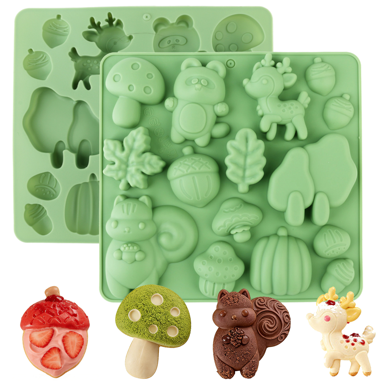 1 Silicone Cake Mold in the Sh - огляд і ціна Resin Craft Material
