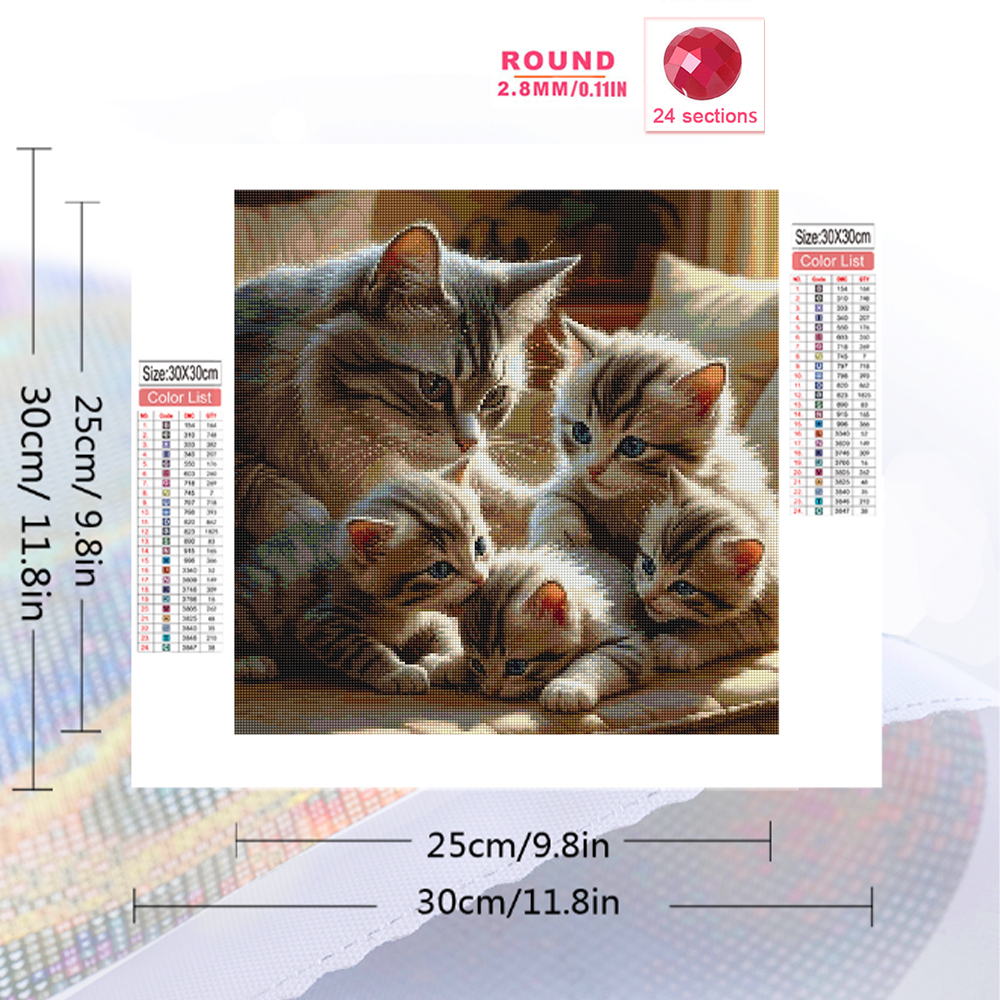 Momoart DIY Diamond Mosaic Cat - огляд і ціна Resin Craft For Beginners