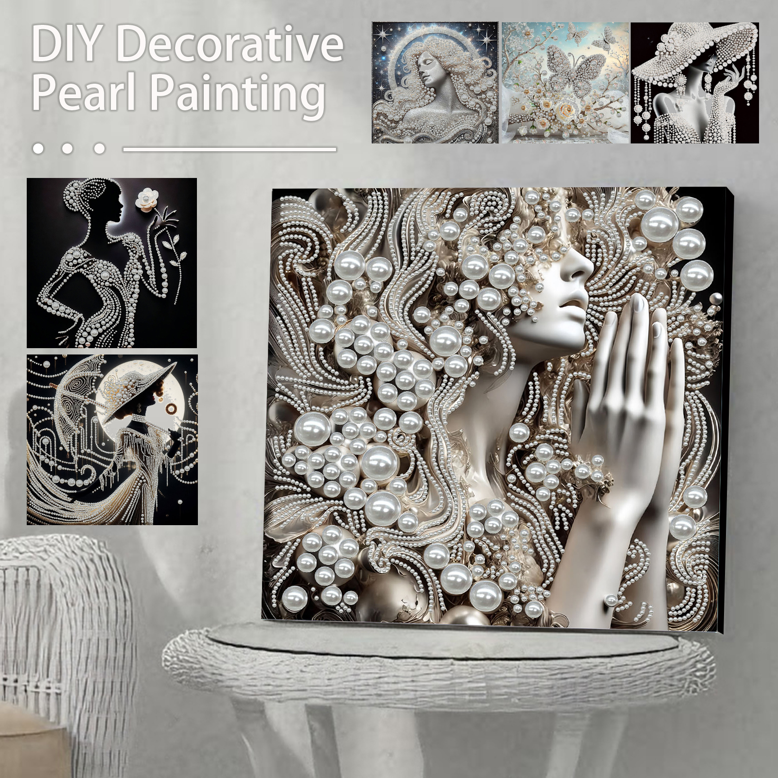 DIY Ladies Pearl Diamond Paint - огляд і ціна Resin Craft For Beginners