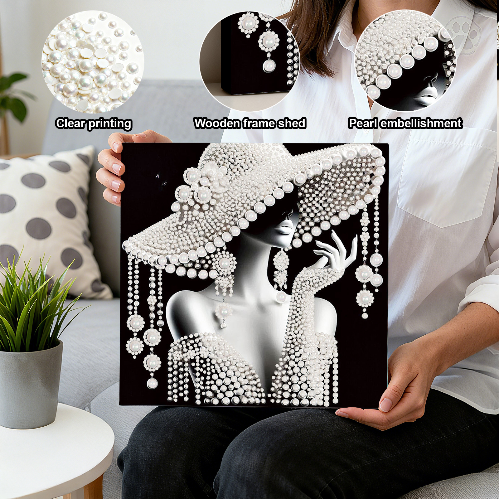 DIY Ladies Pearl Diamond Paint - огляд і ціна Resin Craft For Beginners