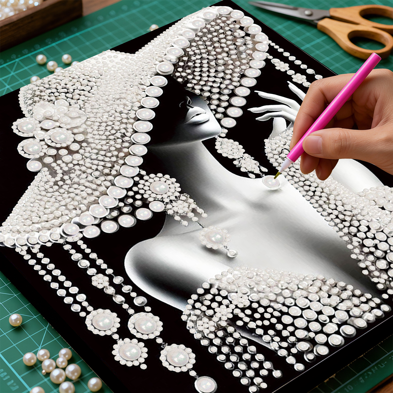 DIY Ladies Pearl Diamond Paint - огляд і ціна Resin Craft For Beginners
