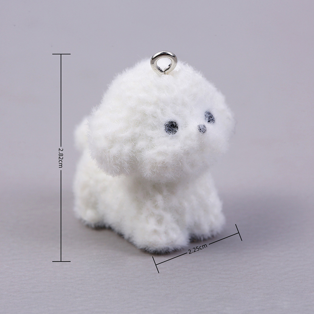 10pcs Flocking Puppy Dog Resin - огляд і ціна Resin Craft Projects