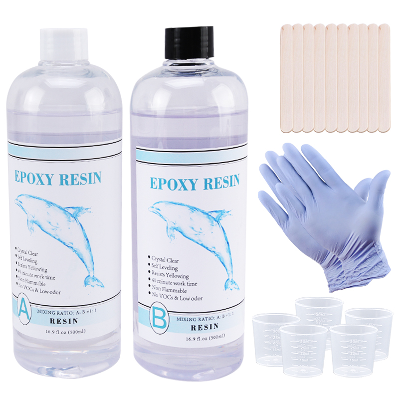 1:1 Clear Epoxy Resin Crystal  - огляд і ціна Epoxy Uv Resin Kit