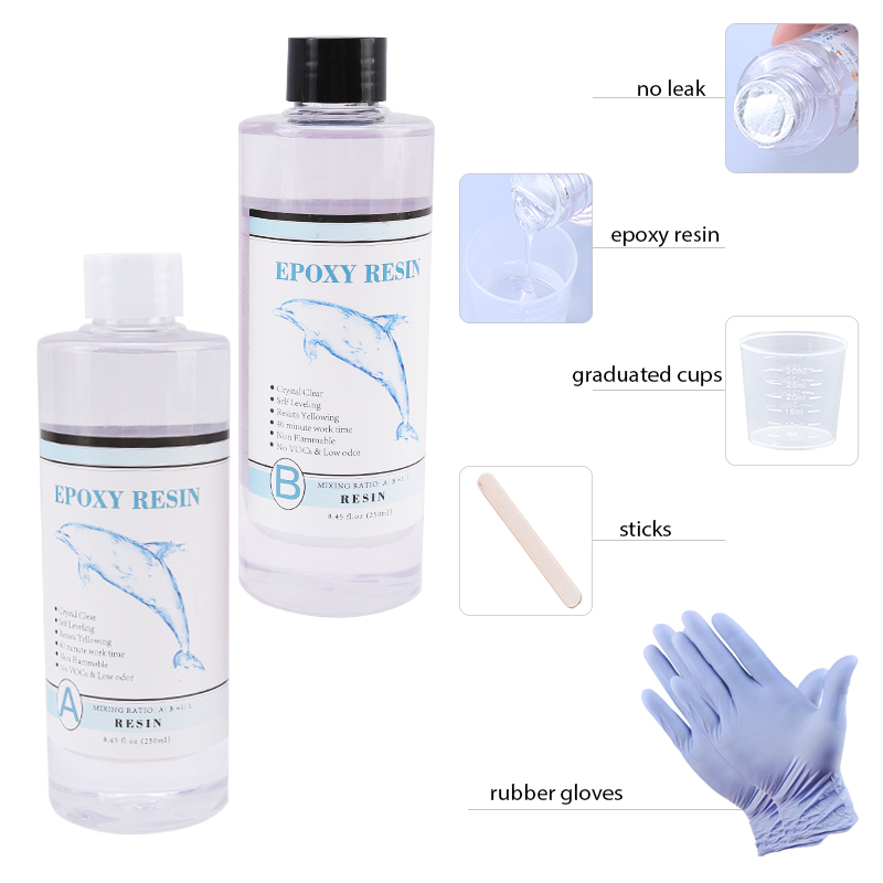 1:1 Clear Epoxy Resin Crystal  - огляд і ціна Epoxy Uv Resin Kit