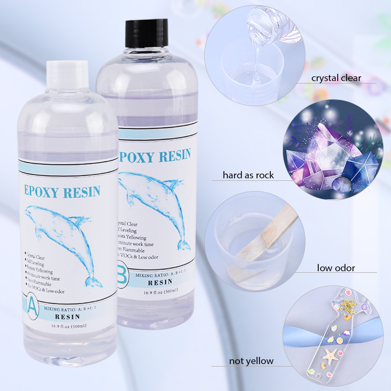 1:1 Clear Epoxy Resin Crystal  - огляд і ціна Epoxy Uv Resin Kit