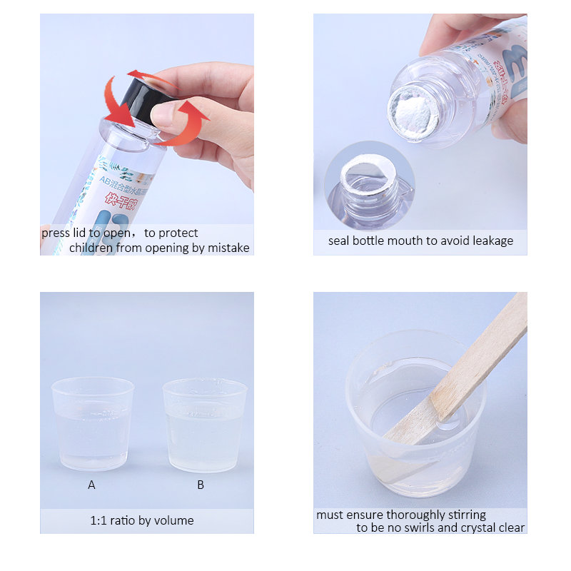 1:1 Clear Epoxy Resin Crystal  - огляд і ціна Epoxy Uv Resin Kit