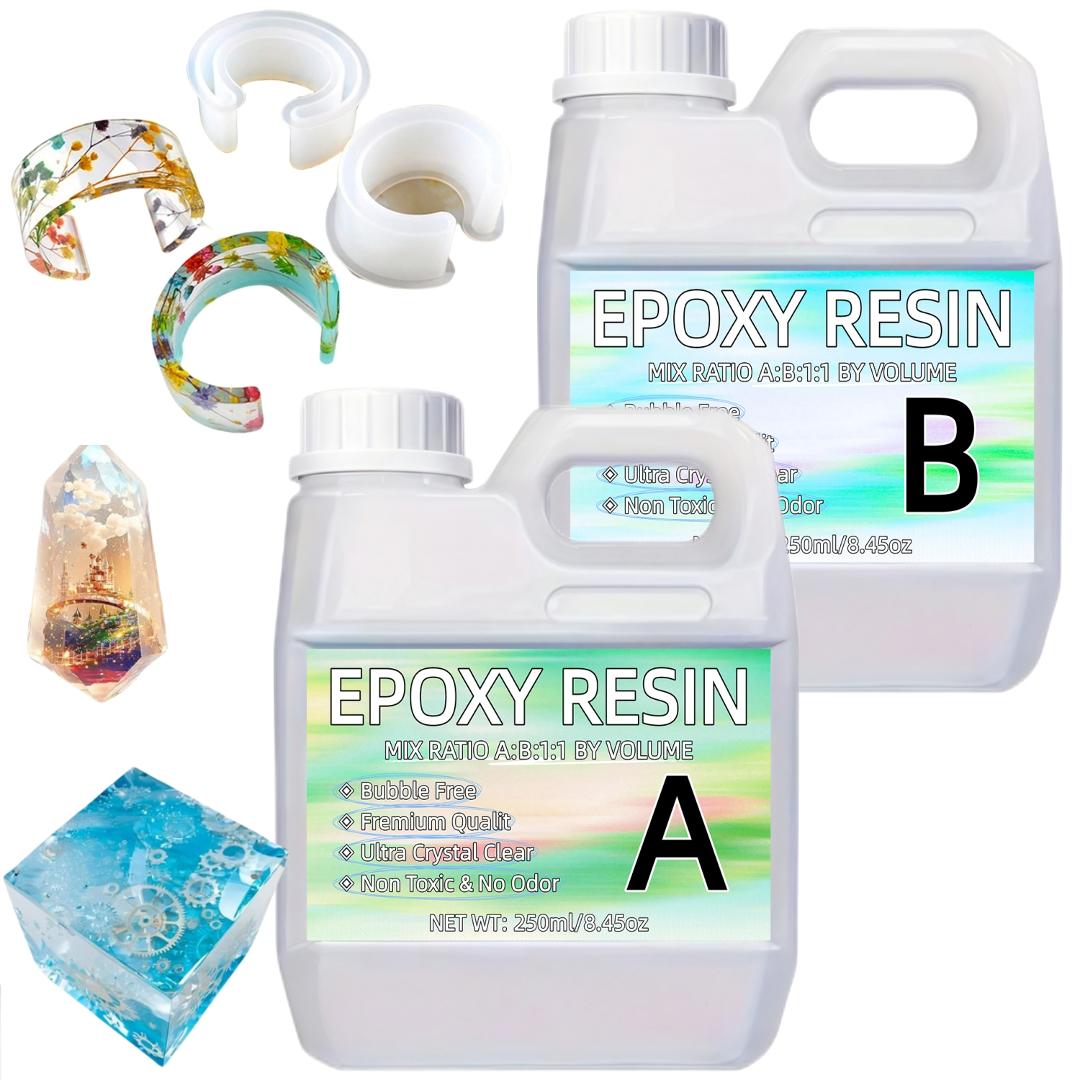16.9oz Clear Epoxy Resin Kit C - огляд і ціна Resin Jewelry Kit