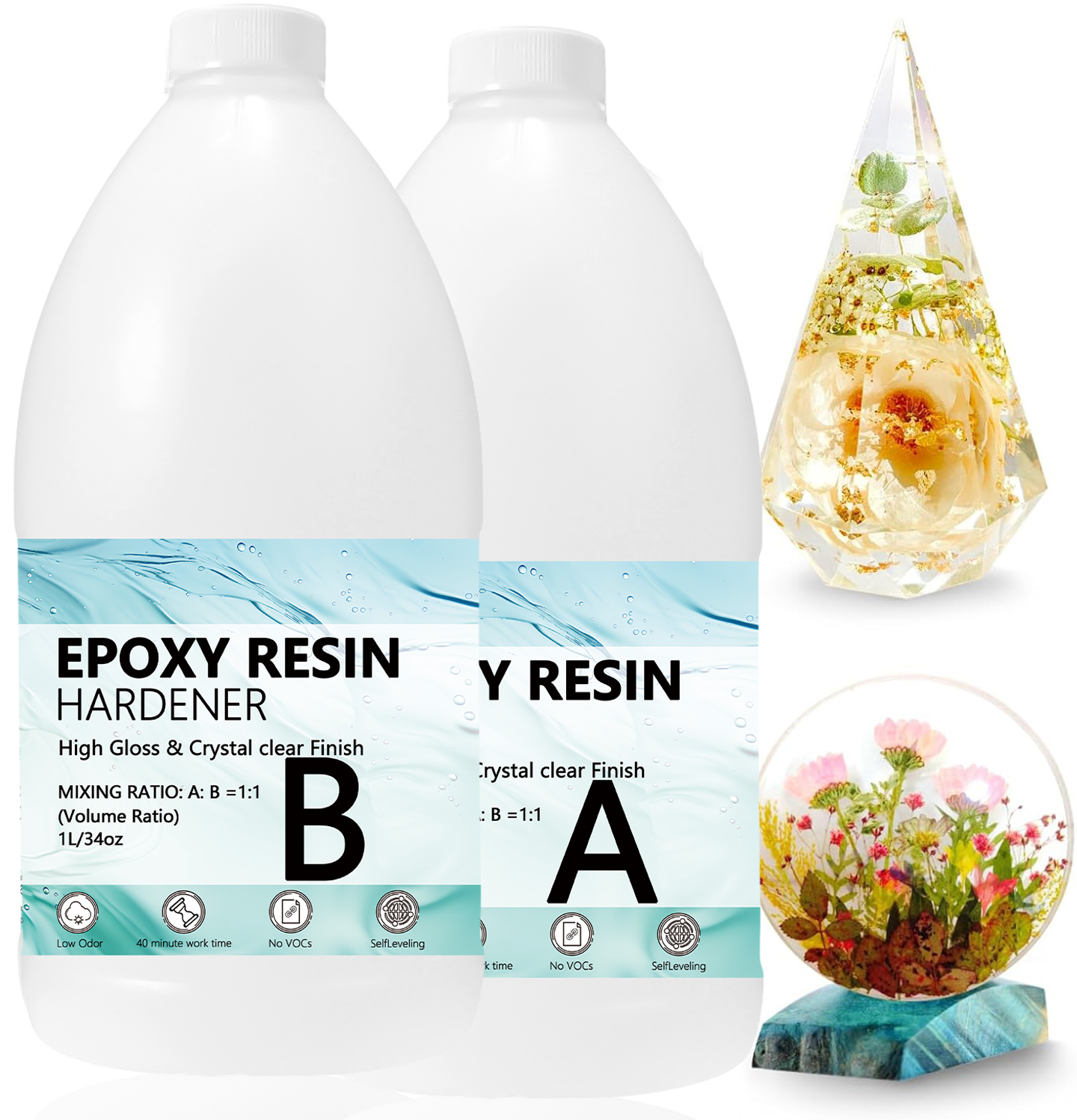 Epoxy Resin Kits Set, Art Kit  - огляд і ціна Resin Craft For Beginners