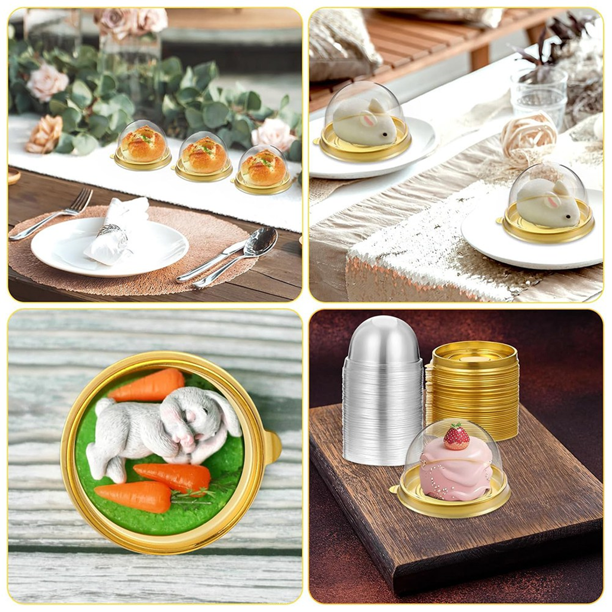 A06K Charcuterie Domes with Li - огляд і ціна Dome Mold Clear