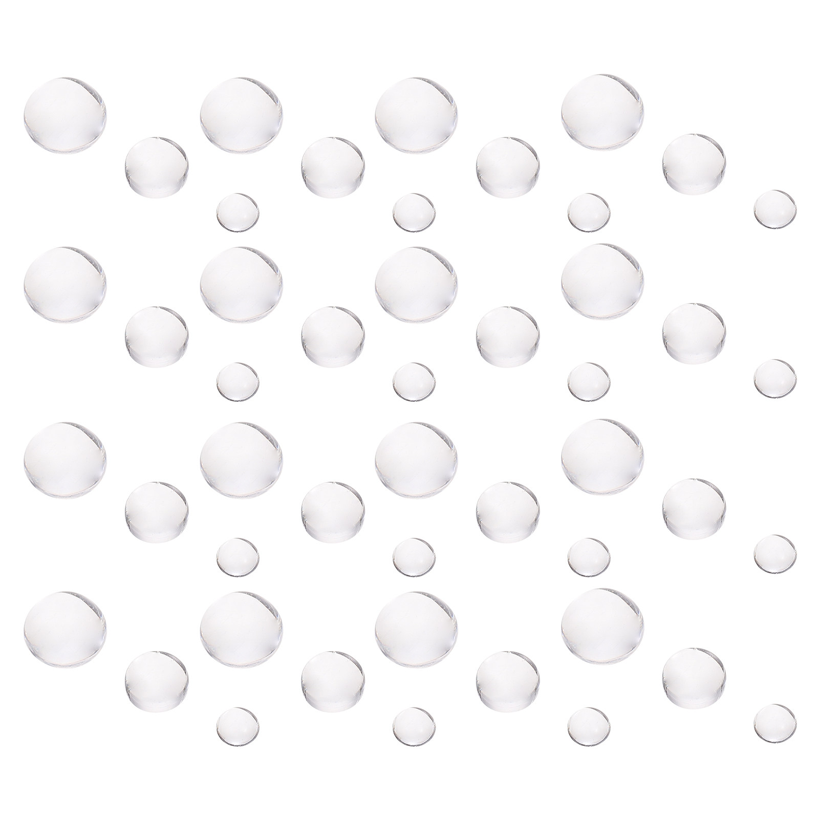 350Pcs Flat Round Resin Patche - огляд і ціна Resin Craft Material