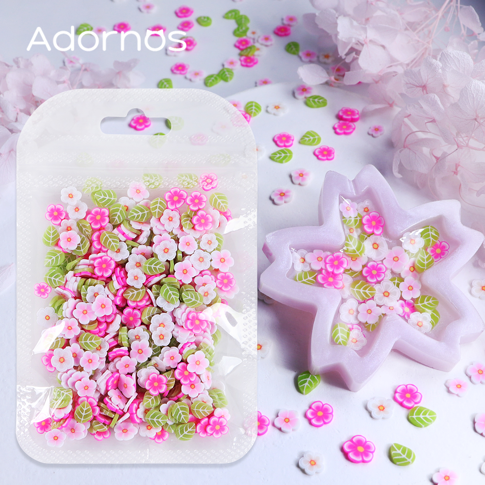 10g Pink Flowers Polymer Clay  - огляд і ціна Flower Preservation Resin