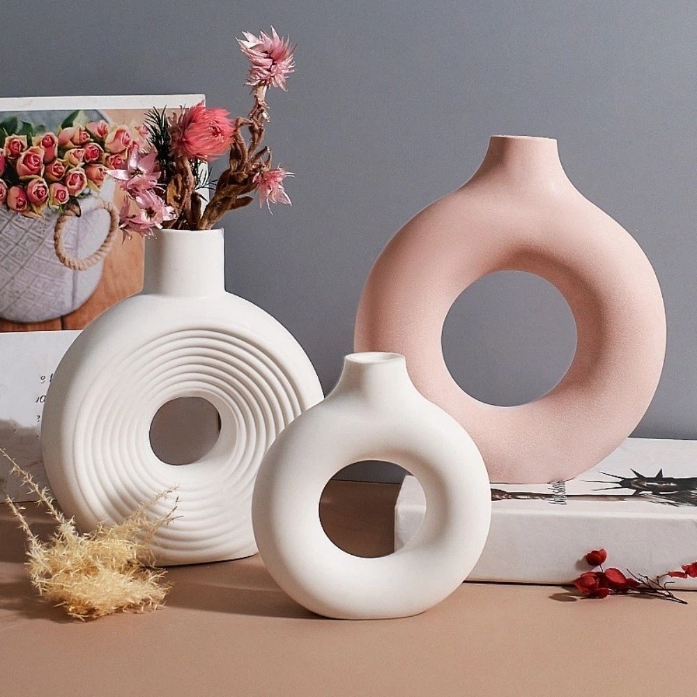 Oval Stripe Silicone Vase Mold - огляд і ціна Resin Craft Workshop