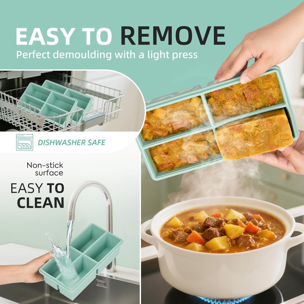 Silicone Freezer Trays with Li - огляд і ціна Silicone Mold Tray