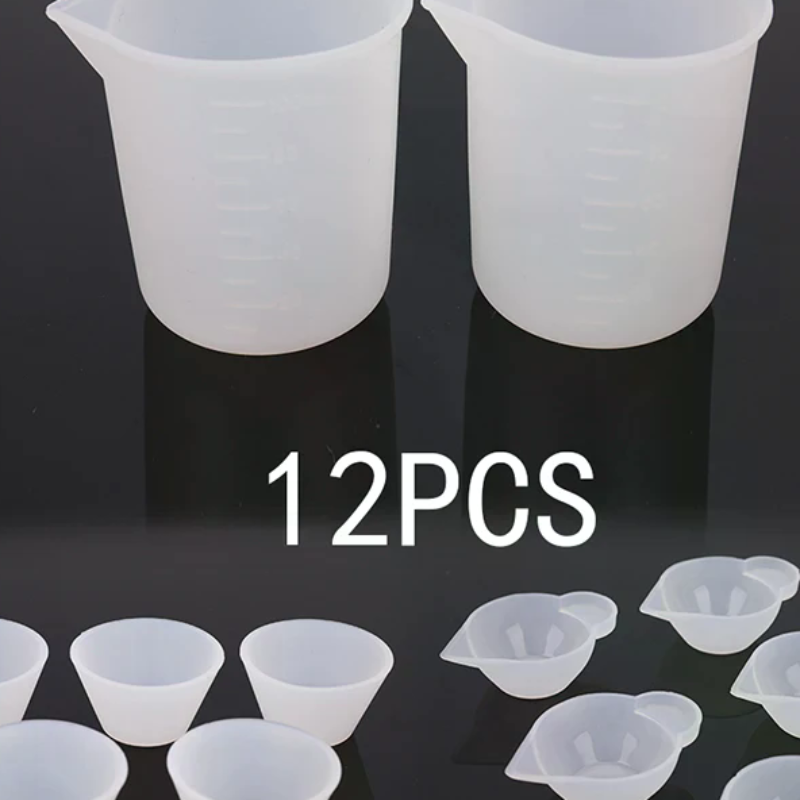 12Pcs Silicone Mixing Measurin - огляд і ціна Mixing Cup Silicone