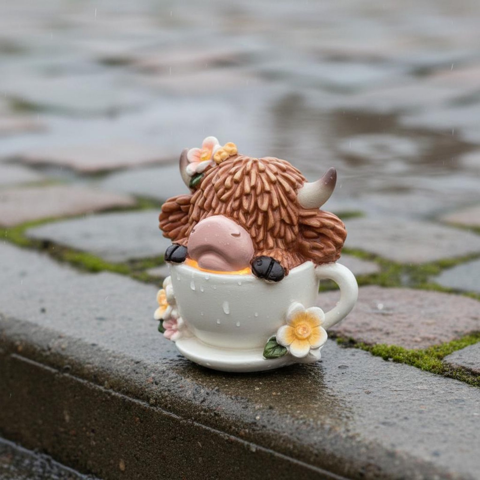 Highland Cow Garden Light Resi - огляд і ціна Crafting Resin