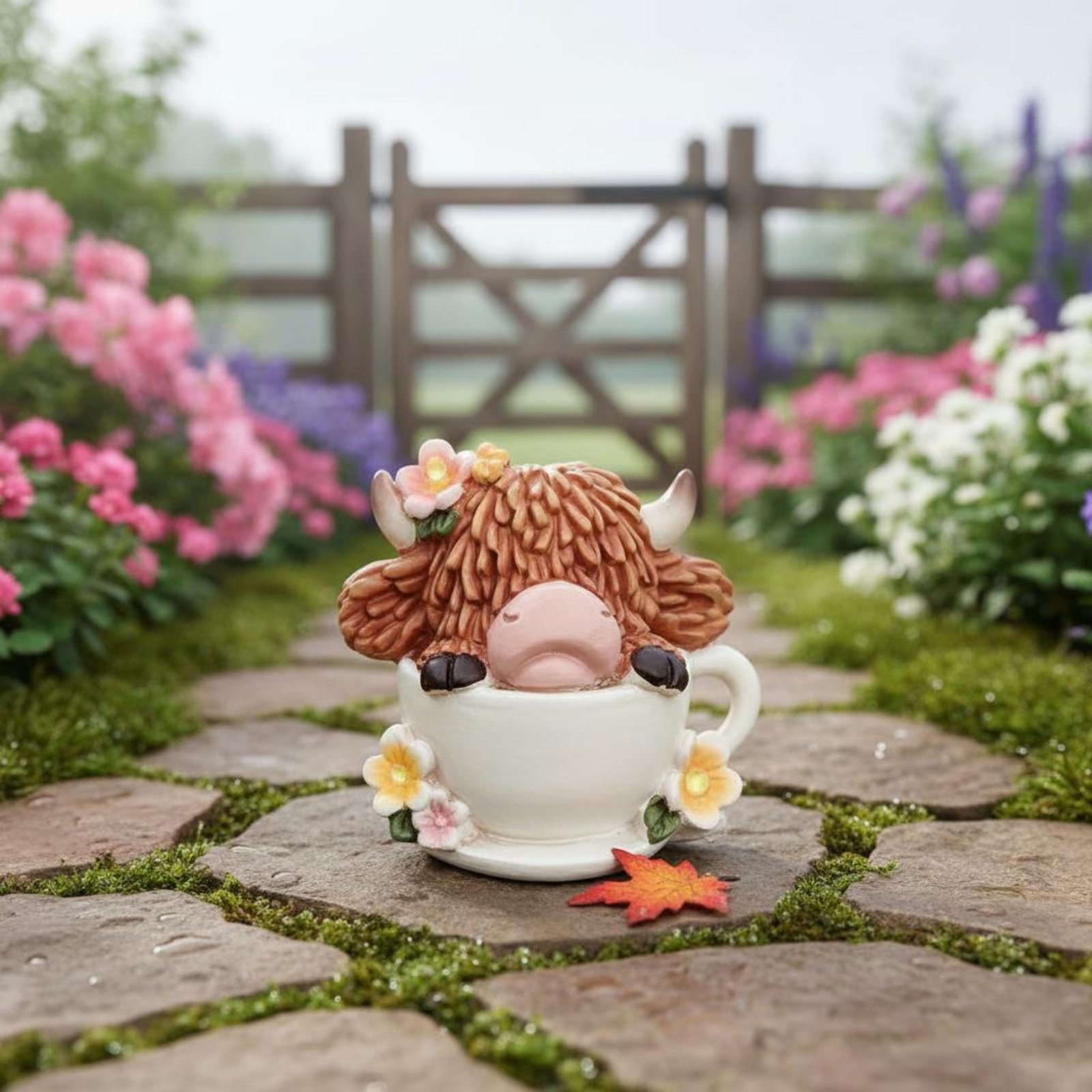 Highland Cow Garden Light Resi - огляд і ціна Crafting Resin