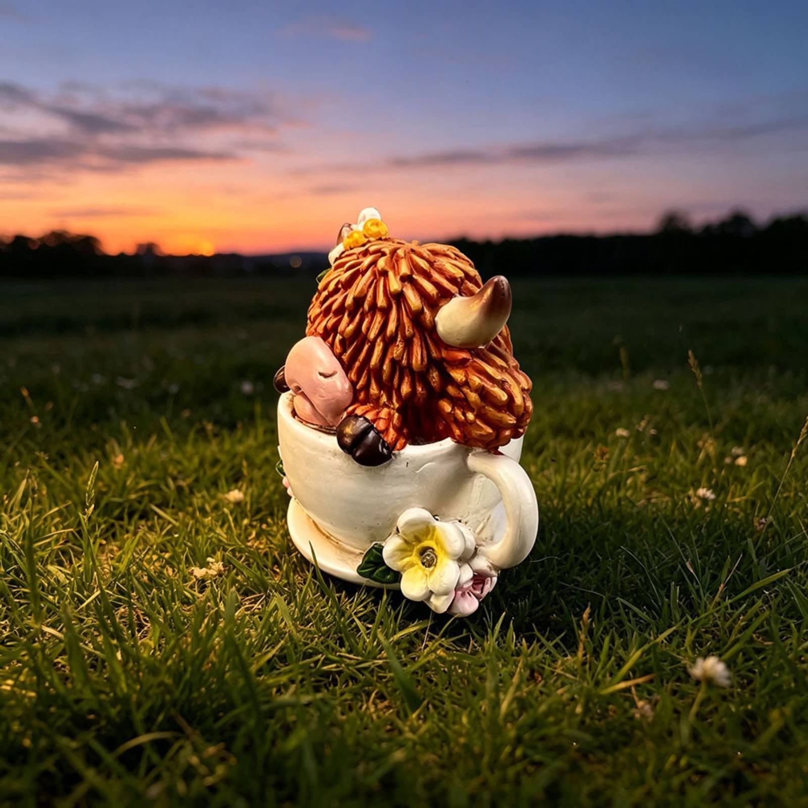 Highland Cow Garden Light Resi - огляд і ціна Crafting Resin