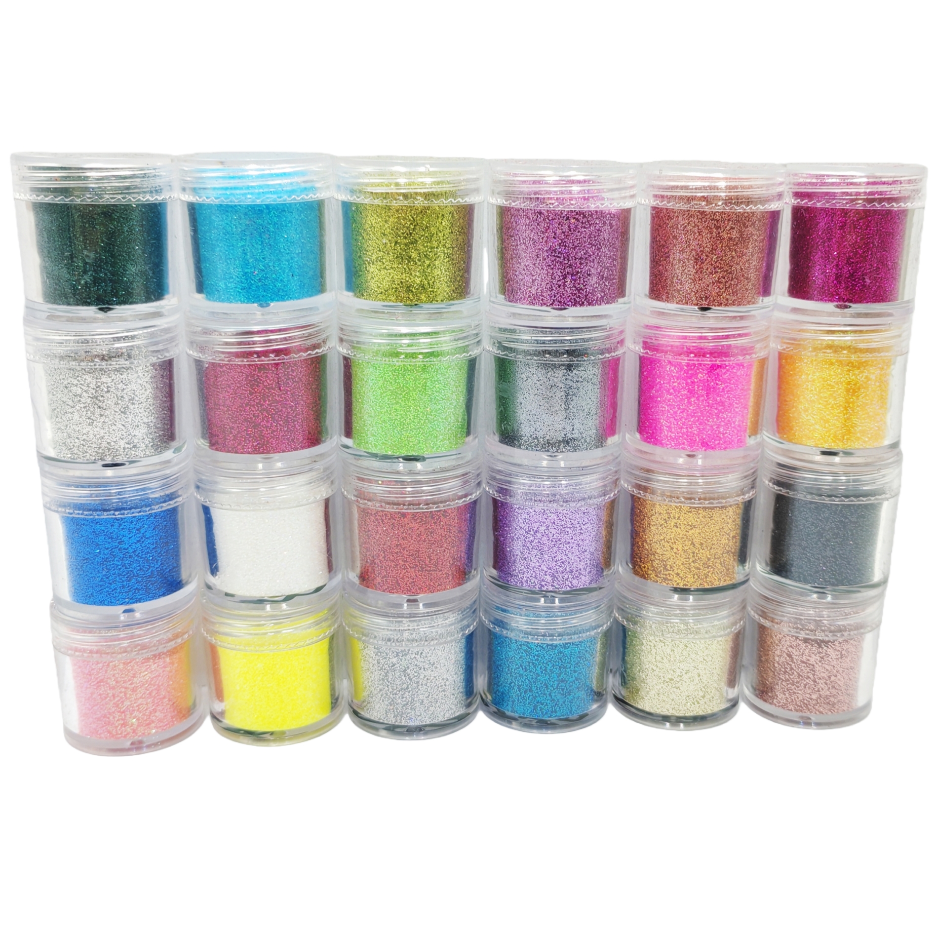 24-Color Cosmetic Iridescent H - огляд і ціна Resin Glitter Pack