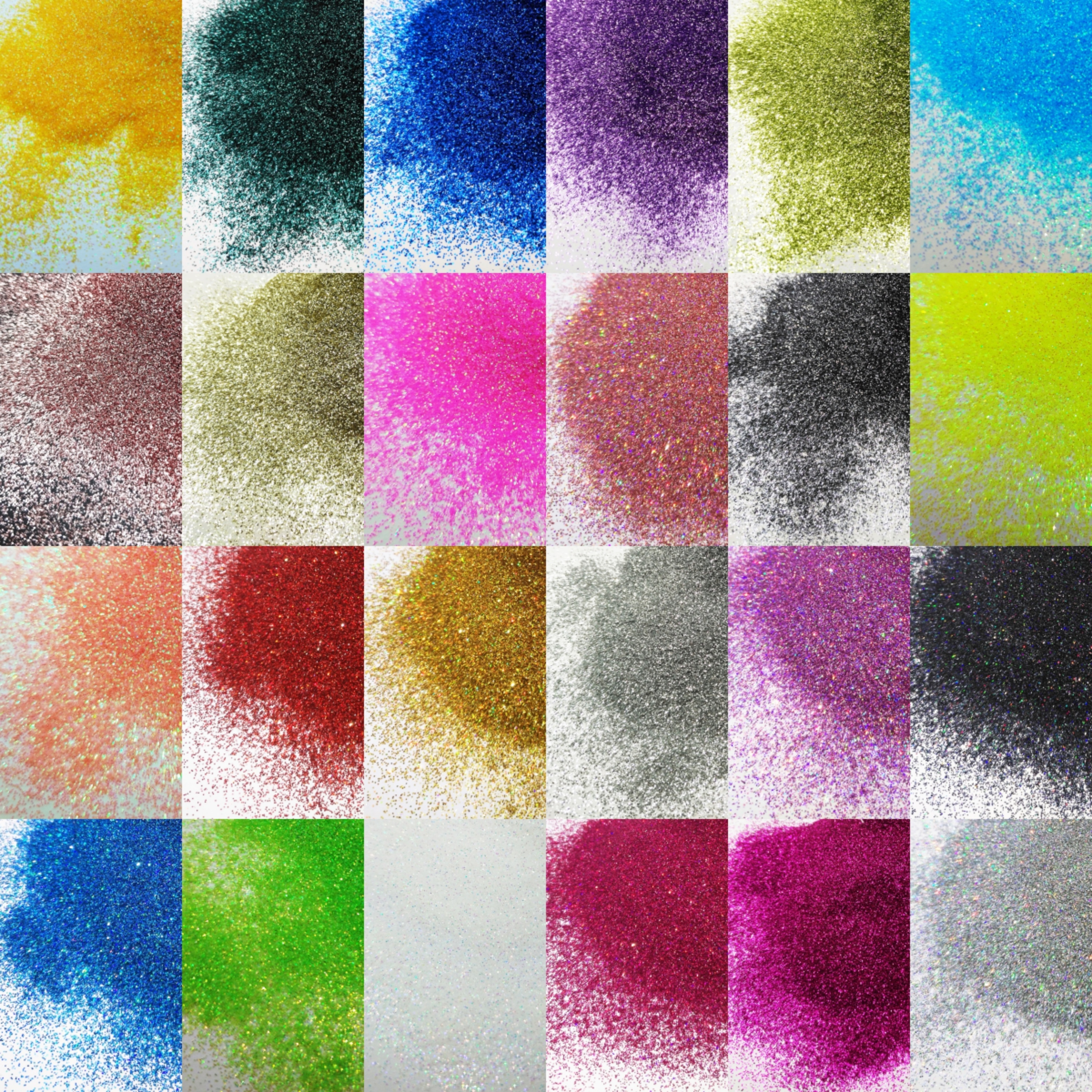 24-Color Cosmetic Iridescent H - огляд і ціна Resin Glitter Pack