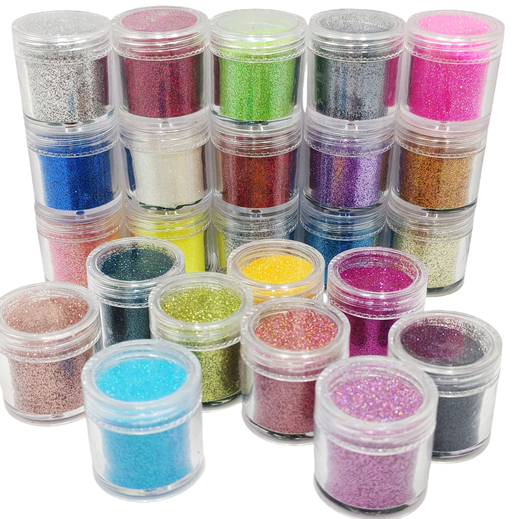 24-Color Cosmetic Iridescent H - огляд і ціна Resin Glitter Pack
