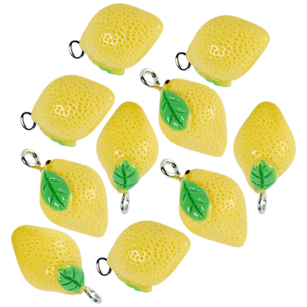 10Pcs Mini Lemon Charms Resin  - огляд і ціна Crafting Resin