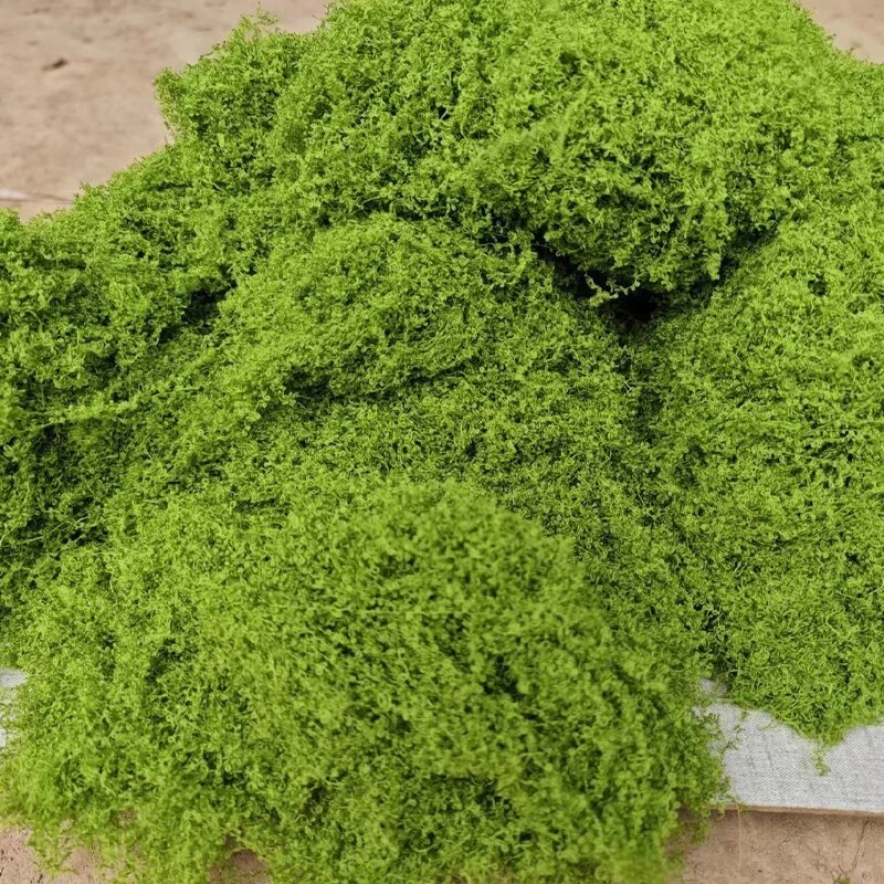 30g Fake Moss Artificial Green - огляд і ціна Terrarium Moss Art