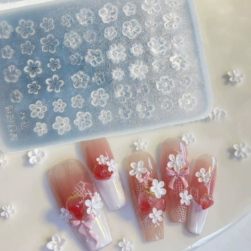 Pcs Silicone Nail Art Mold Flo - огляд і ціна Resin Pigment Set