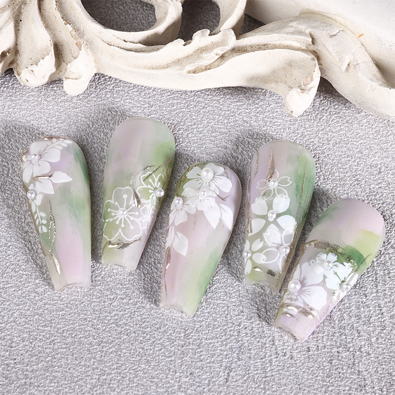 Pcs Silicone Nail Art Mold Flo - огляд і ціна Resin Pigment Set