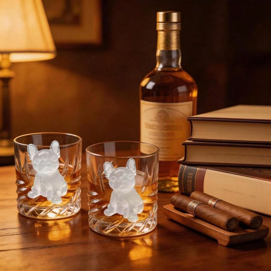 3D French Bulldog Cube Molds 2 - огляд і ціна Silicone Mold Tray