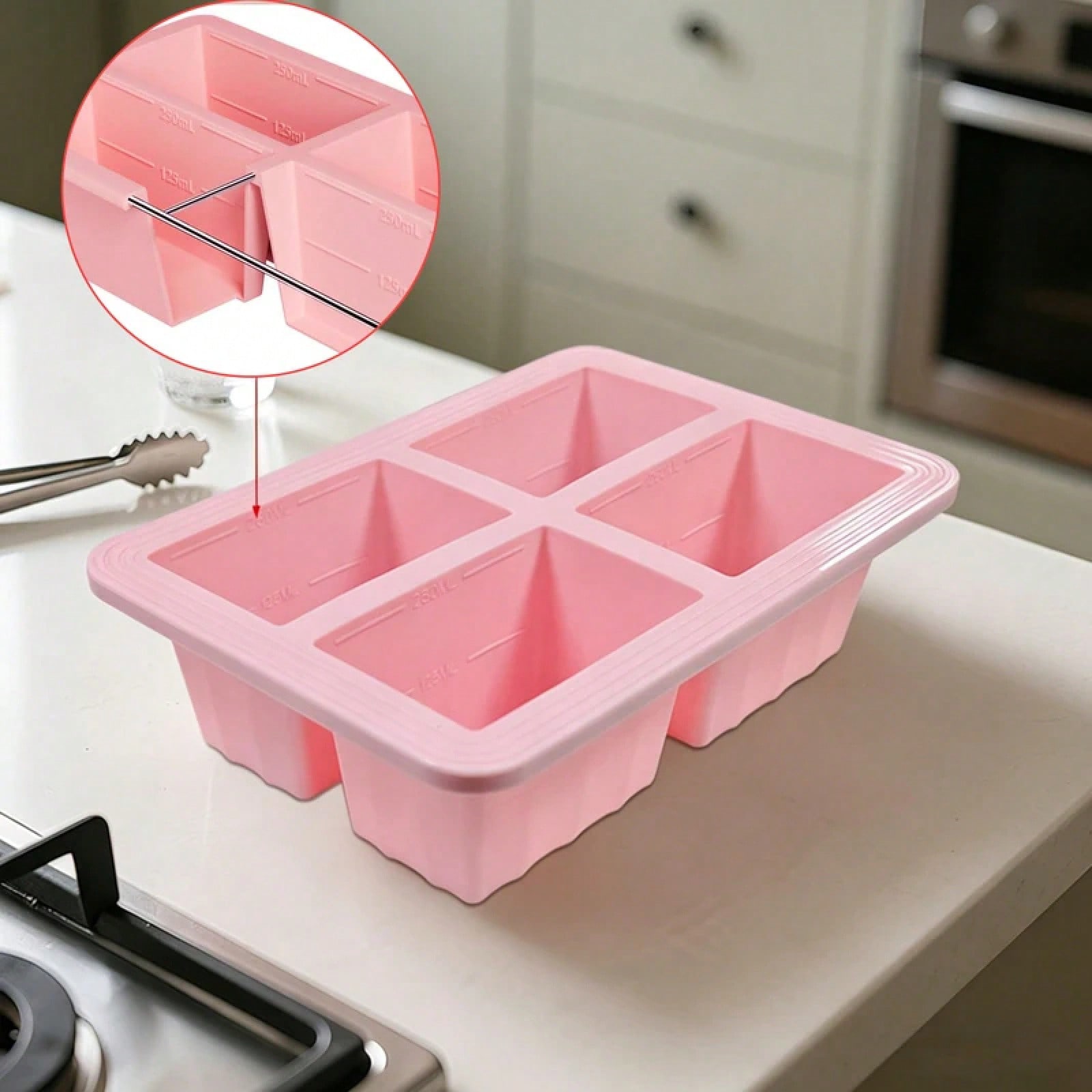 Reusable Silicone Soup Freezer - огляд і ціна Silicone Mold Tray