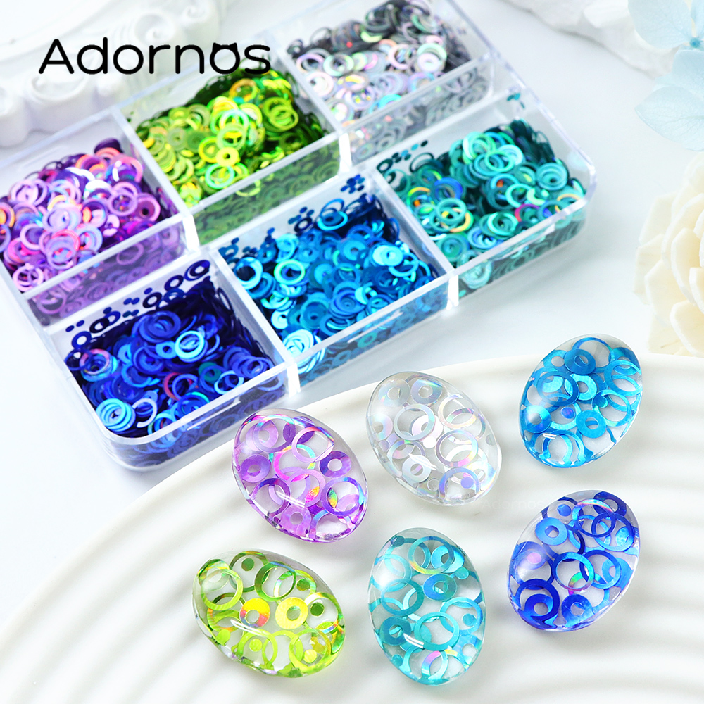 Holographic Bubble Glitter For - огляд і ціна Resin Pigment Set