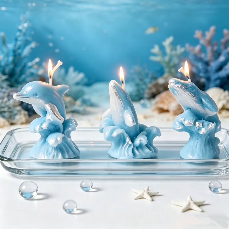 3D Whale & Dolphin with Wave S - огляд і ціна Resin Ocean Wave Mold