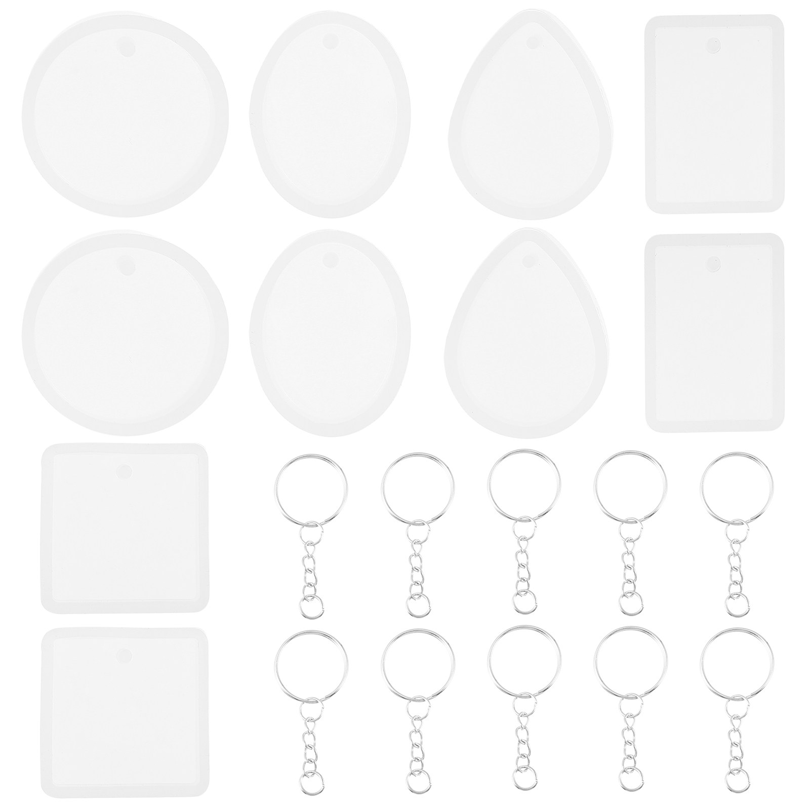 10pcs Pendant Mold Set Silicon - огляд і ціна Crafting Resin
