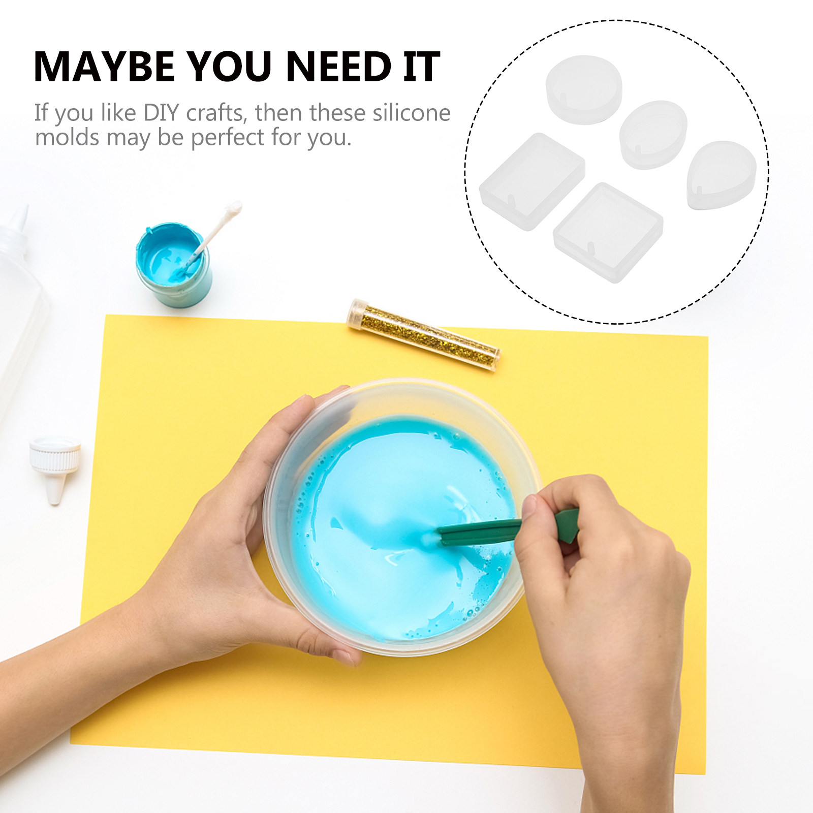 10pcs Pendant Mold Set Silicon - огляд і ціна Crafting Resin