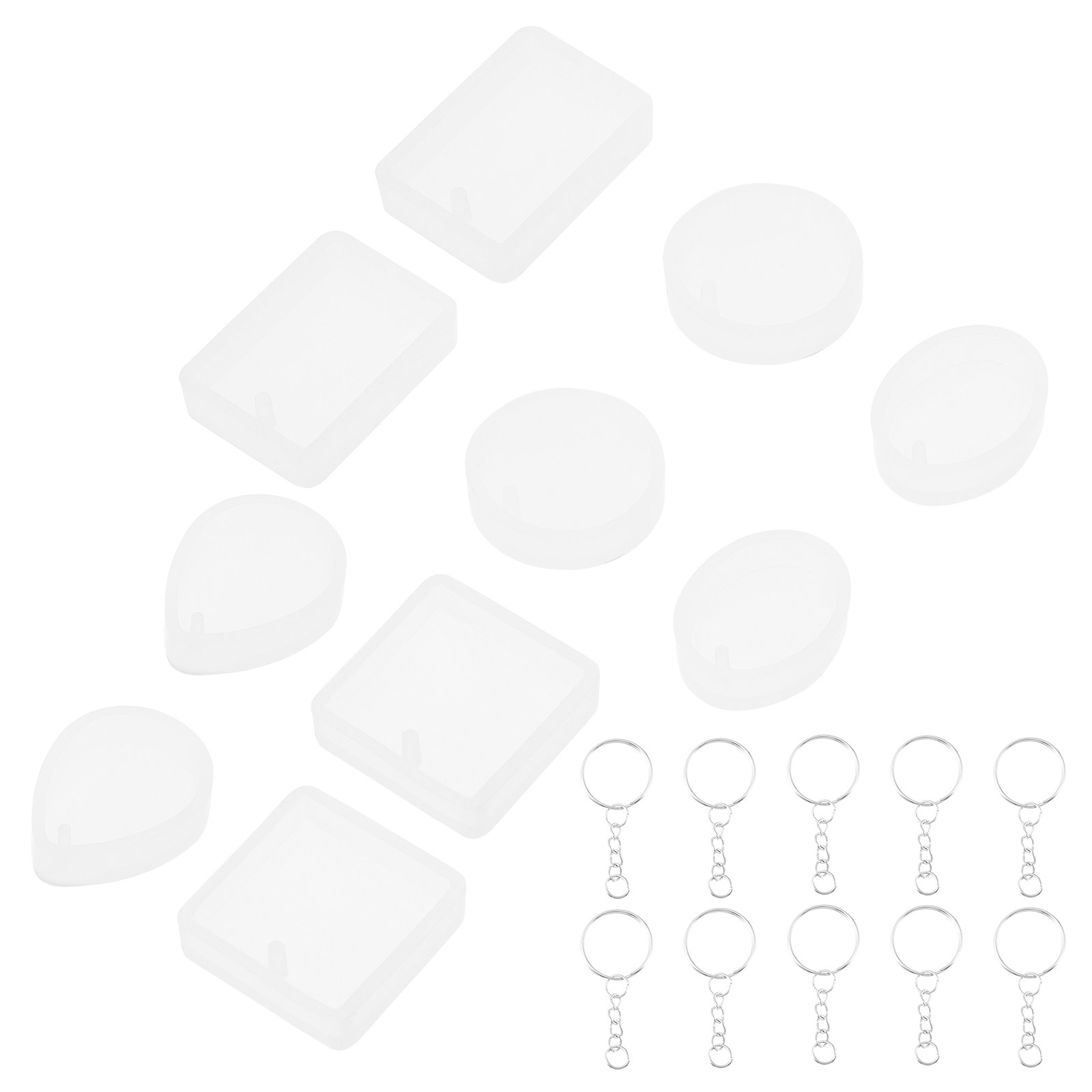 10pcs Pendant Mold Set Silicon - огляд і ціна Crafting Resin