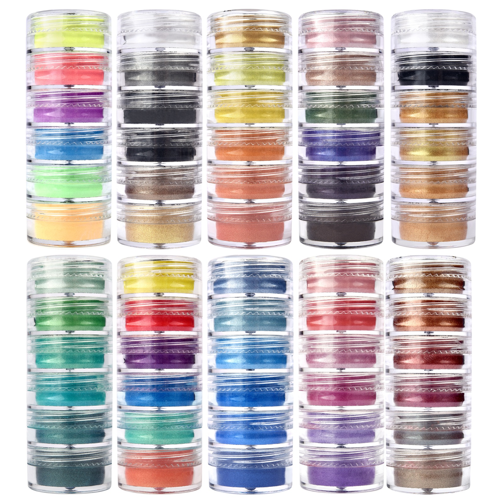 6 Colors/Set Pearlescent Powde - огляд і ціна Resin Pigment Set