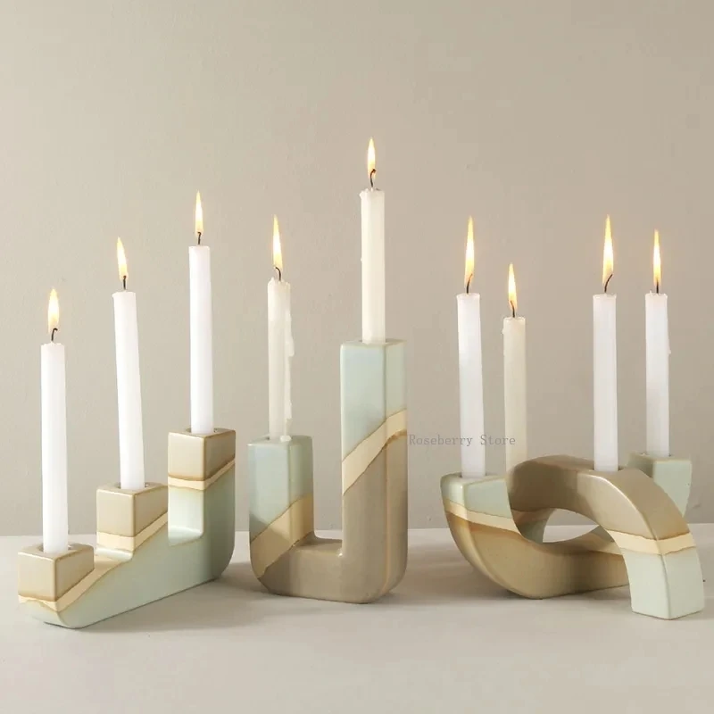 Geometry Candlestick Silicone  - огляд і ціна Serving Tray Mold