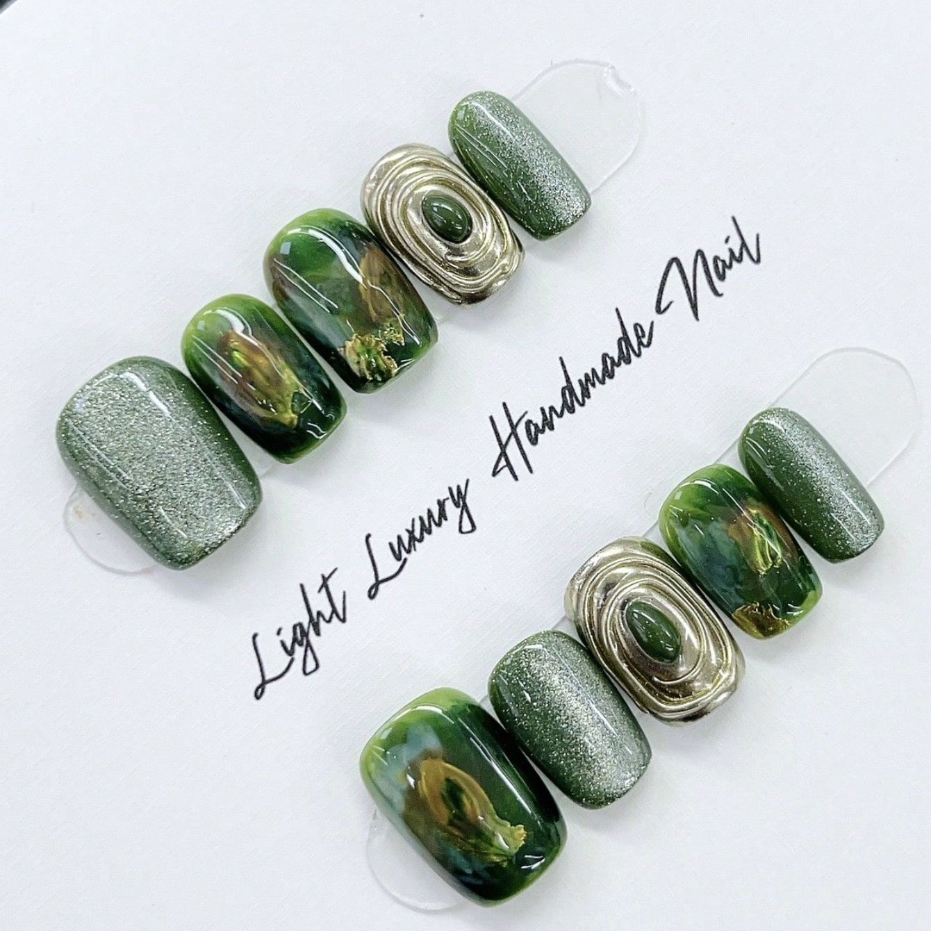 10pcs pure hand pressed short  - огляд і ціна Resin Craft Material