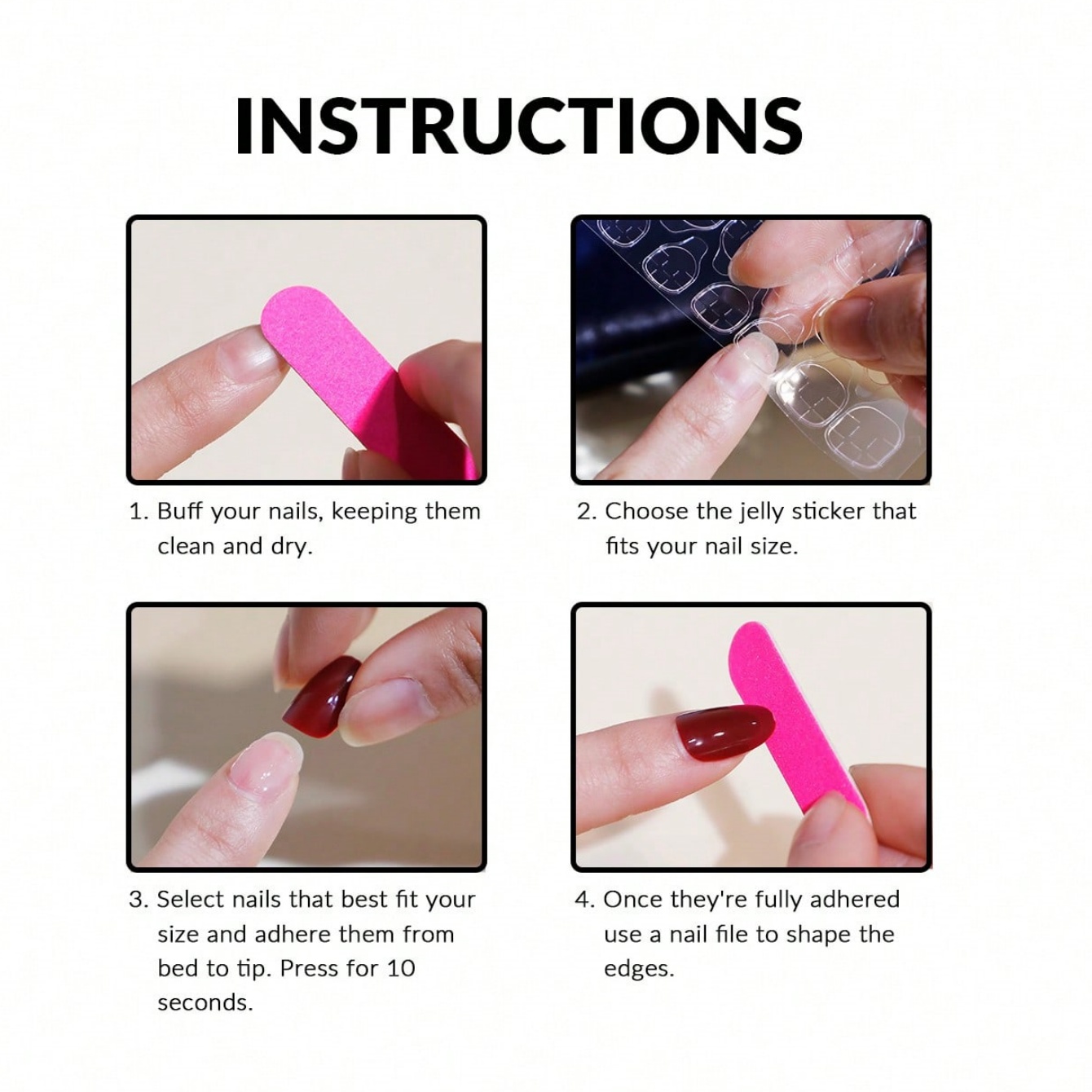 10pcs pure hand pressed short  - огляд і ціна Resin Craft Material
