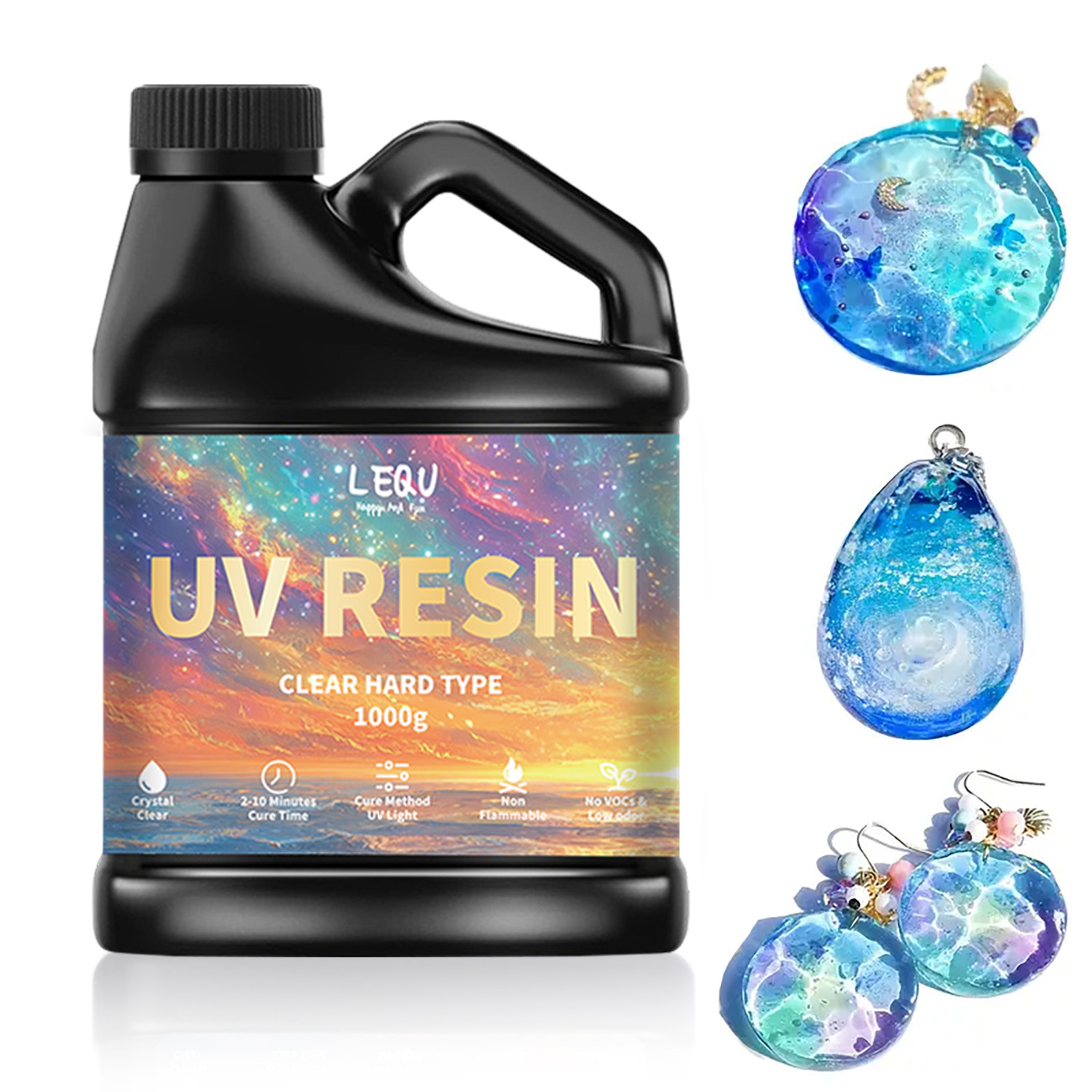 100/200/500/1000g UV Epoxy Res - огляд і ціна Epoxy Uv Resin Kit