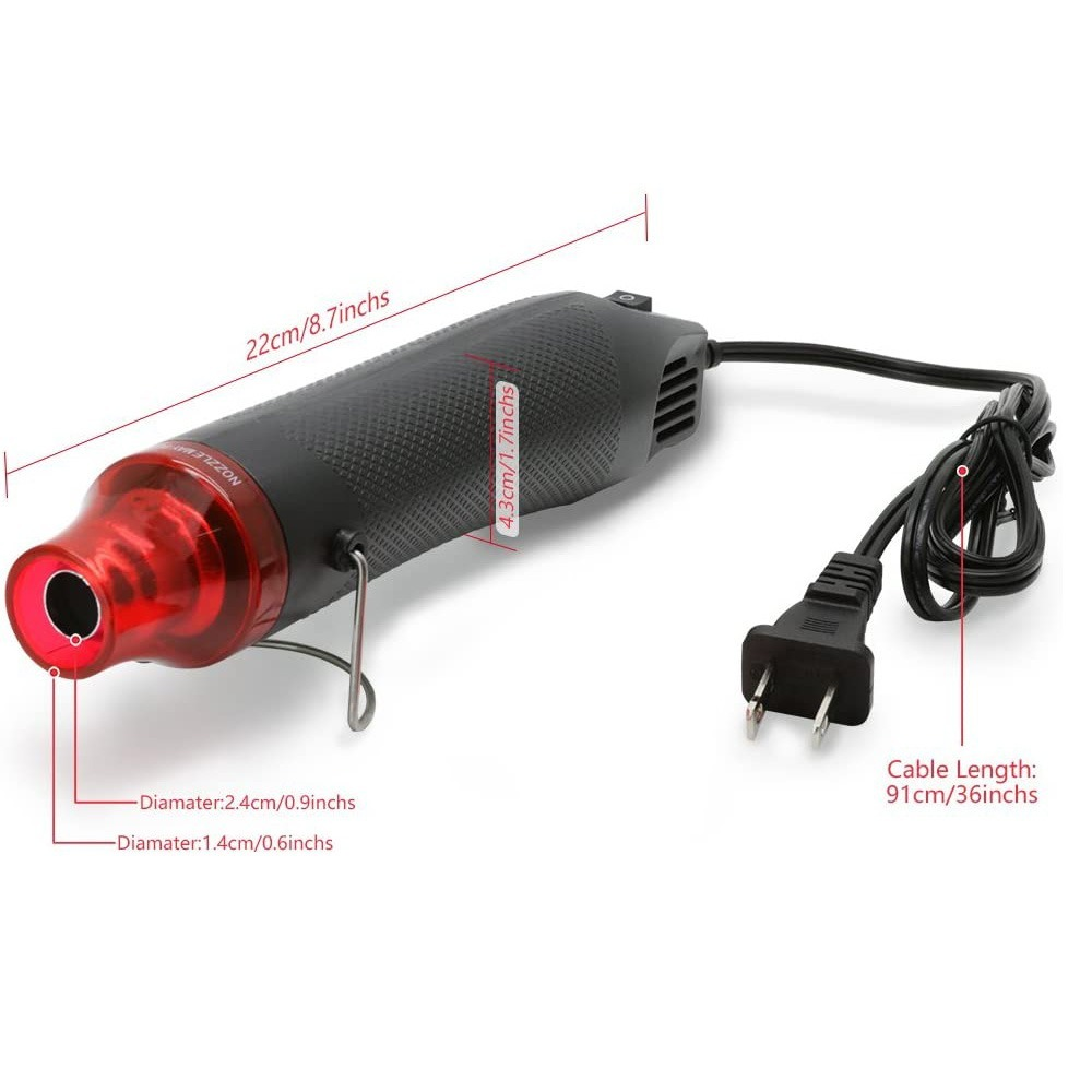 300W Hot Air Gun Portable Mini - огляд і ціна Heat Gun Small