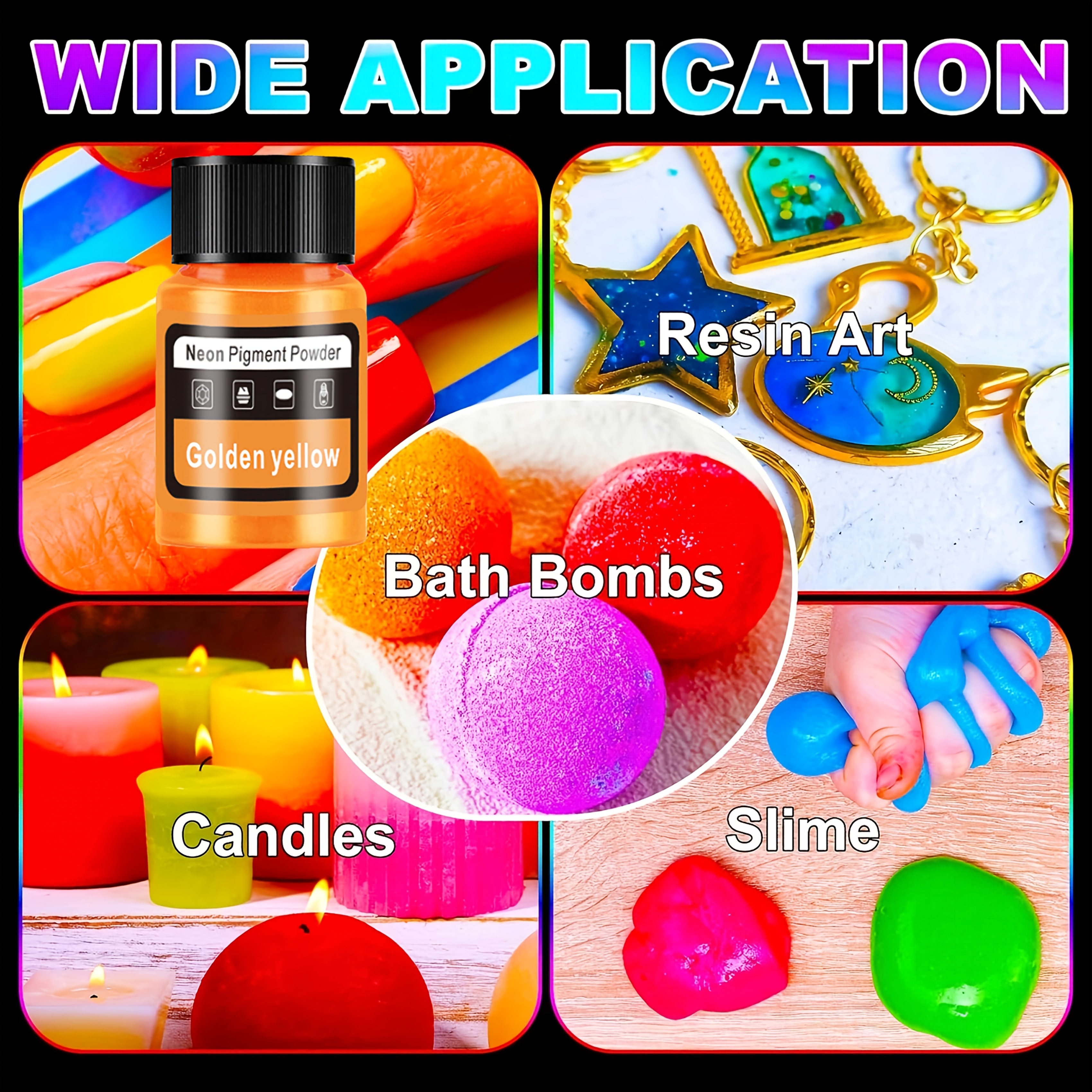Fluorescent Powder/Neon Resin  - огляд і ціна Resin Pigment Set